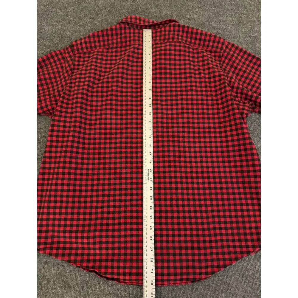 Polo Ralph Lauren Buffalo Plaid Button Down Shirt Men's Large‎ Western Preppy